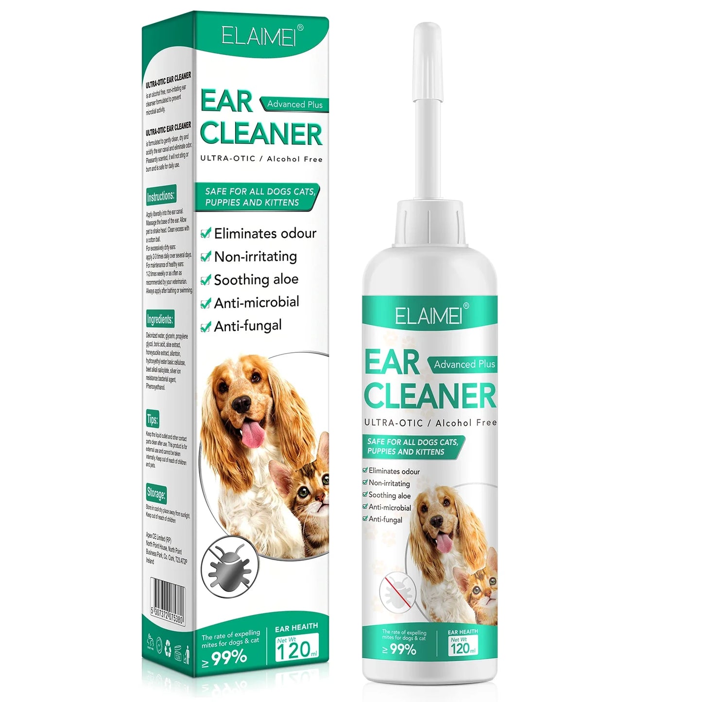 Ultra-Otic Ear Cleaning Solution for Pets