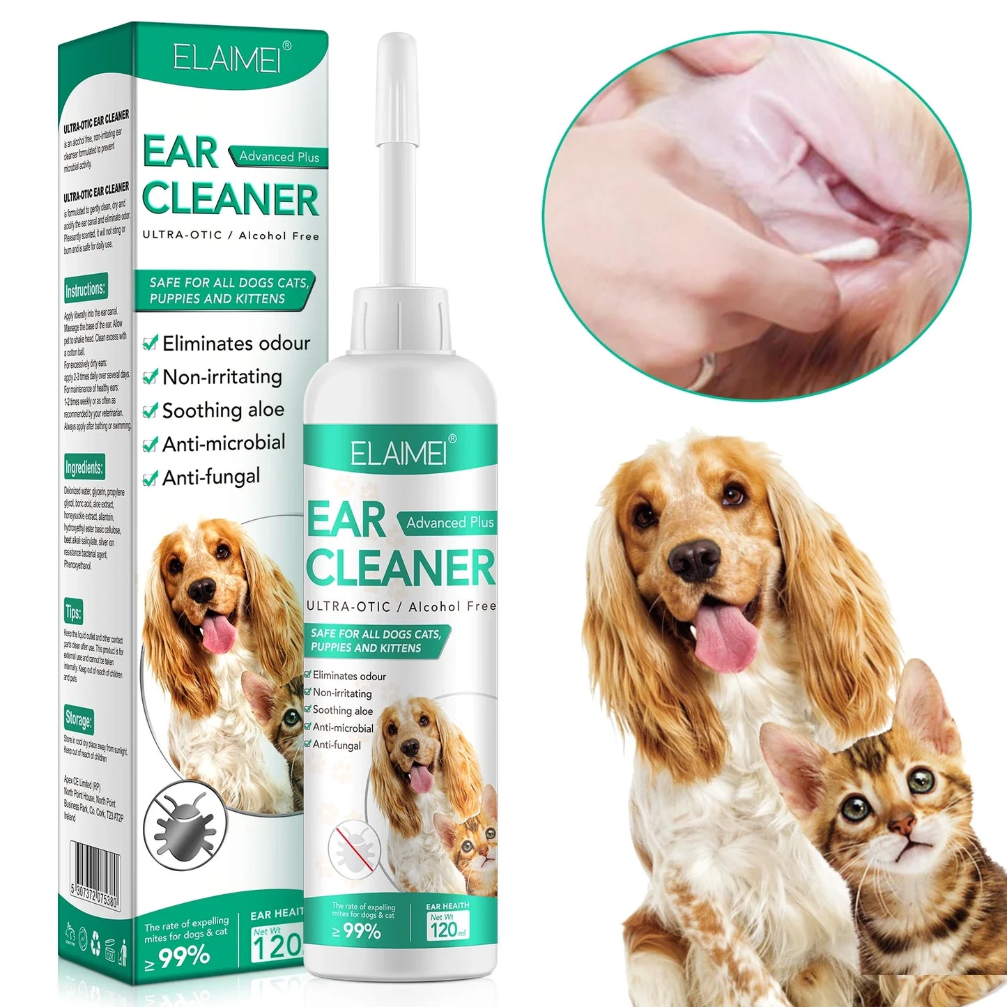 Ultra-Otic Ear Cleaning Solution for Pets