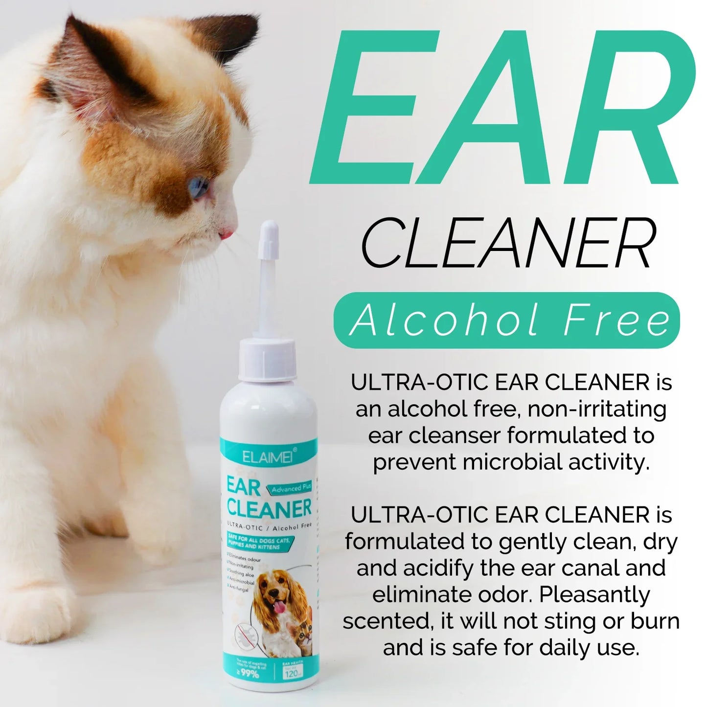 Ultra-Otic Ear Cleaning Solution for Pets
